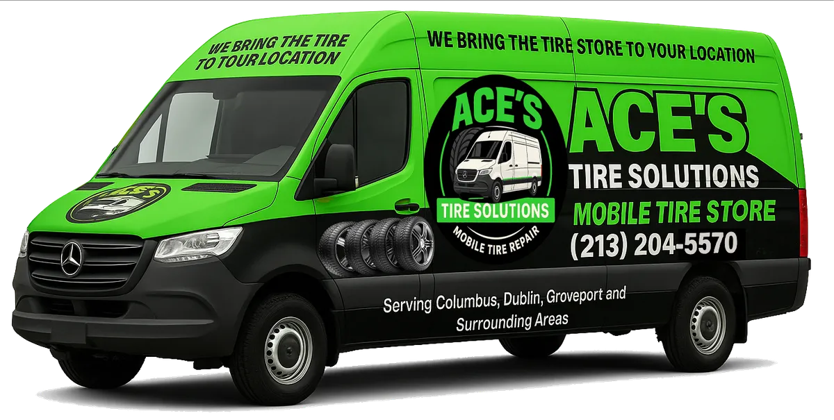 Ace’s mobile tire service