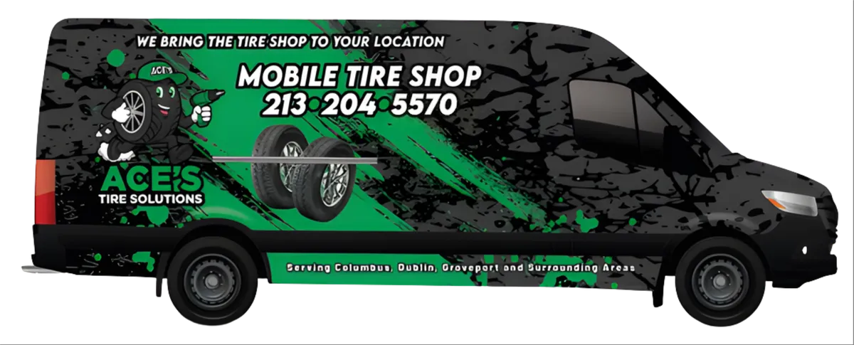 Ace’s mobile tire service