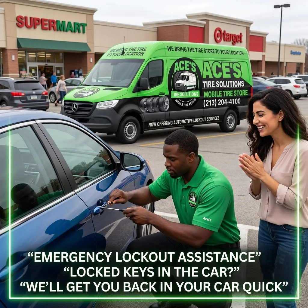 Ace’s mobile tire service