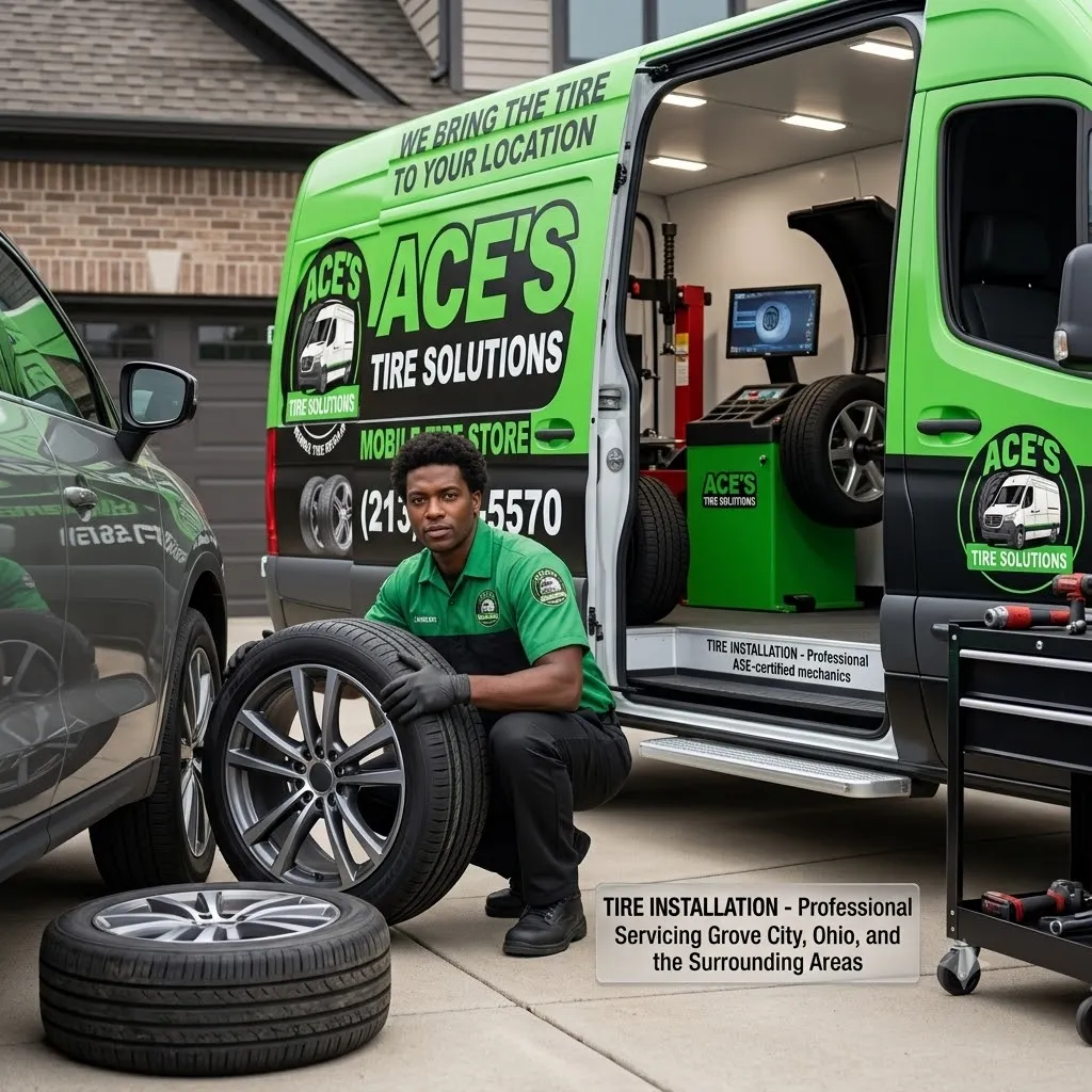 Ace’s mobile tire service
